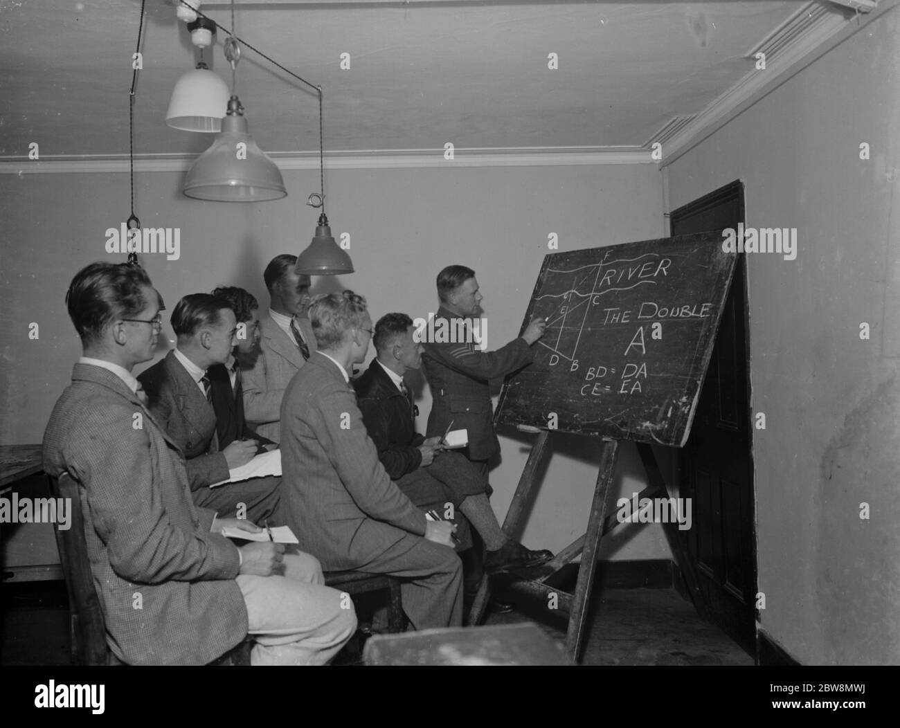 Eine Ordnance Umfrage Vortrag in Chislehurst, Kent. 23. September 1937 Stockfoto