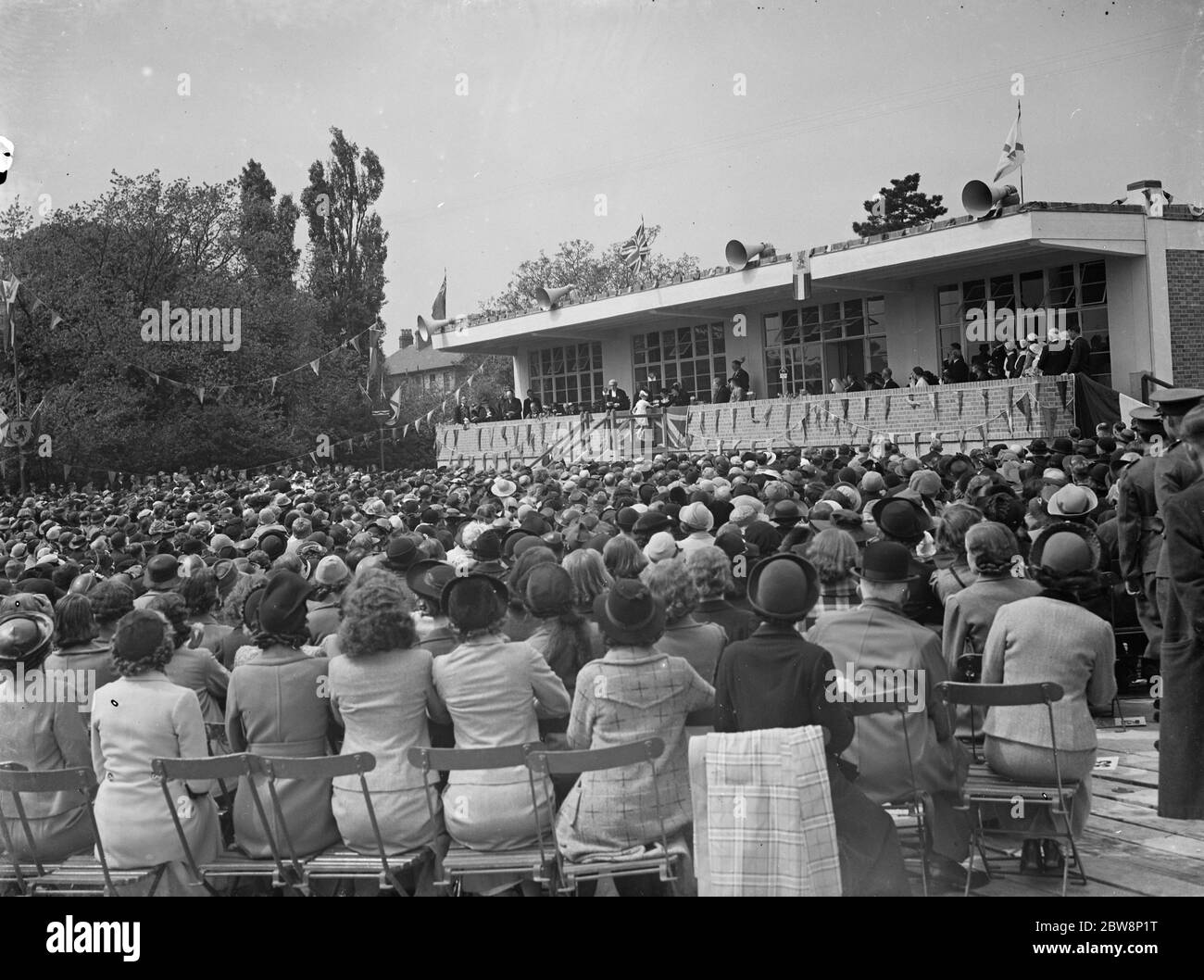 Die Herzogin von Kent eröffnet den neuen Flügel im Livingstone Hospital. 18 Mai 1938 Stockfoto