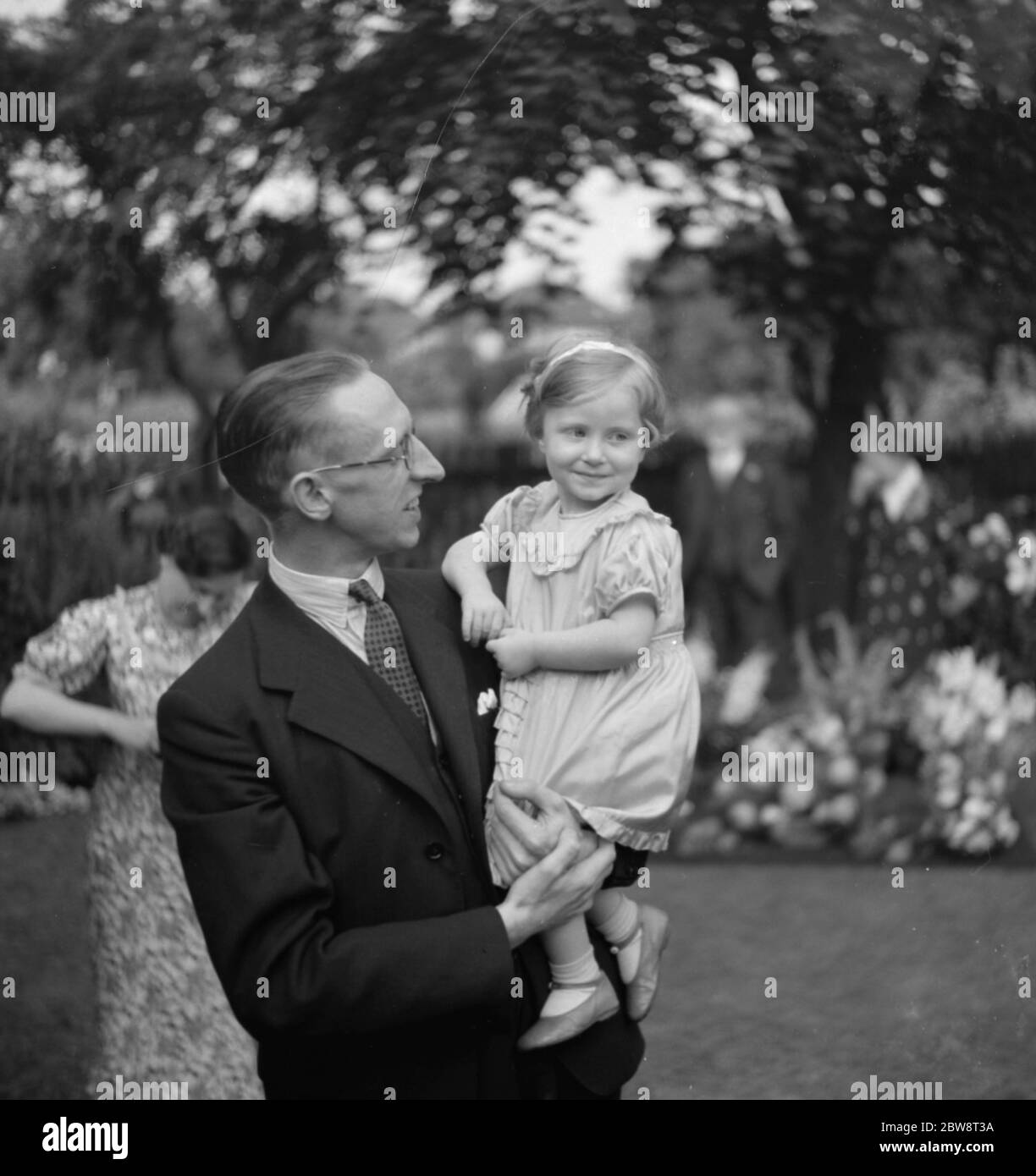 Die goldene Hochzeit von Herrn und Frau Loosley . Die Familie . 1936 Stockfoto