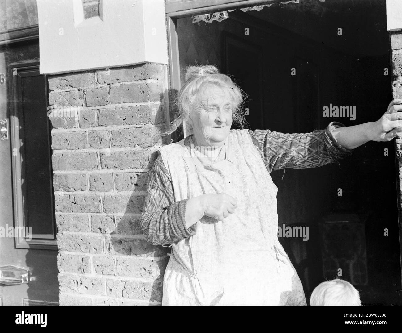 Frau Duncan von Bromley , Kent . 1938 Stockfoto