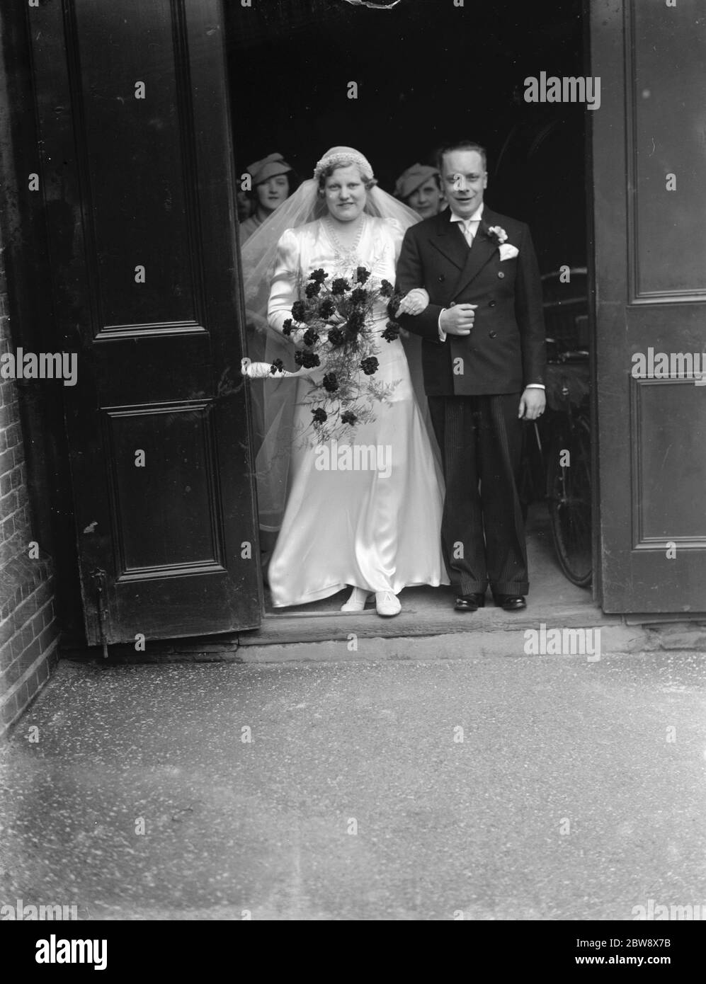 Die Hochzeit von Herrn und Frau Hodson . 1937 Stockfoto