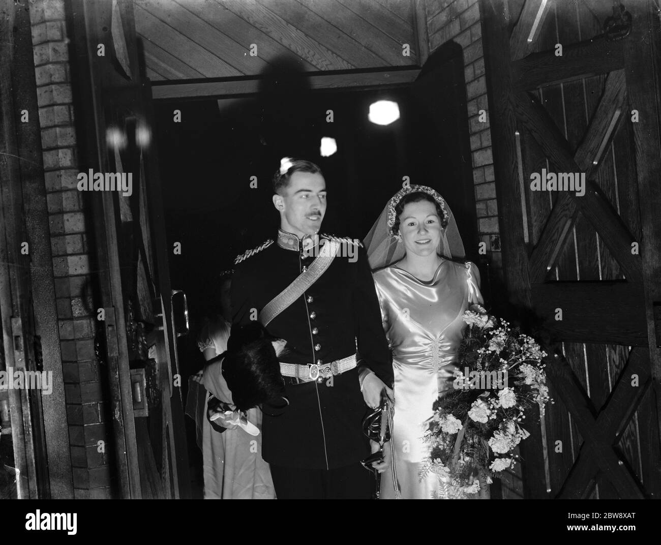 Die Hochzeit von Gethin und MacFeorge . 1937 Stockfoto