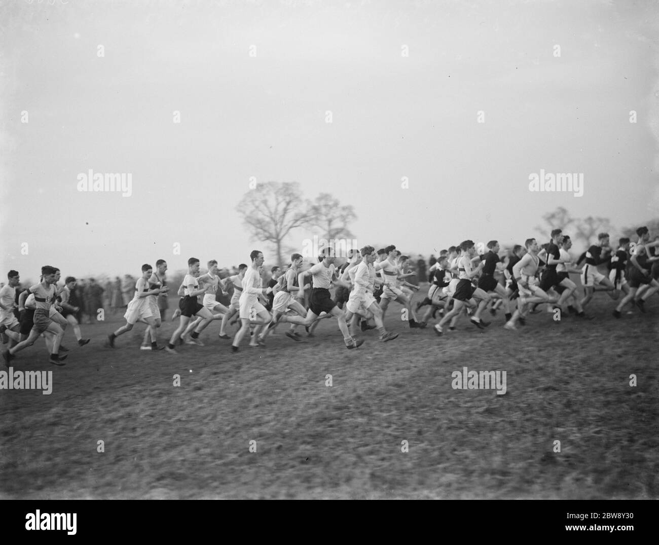 Kent Cross Country Championship Dartford . 1937 Stockfoto