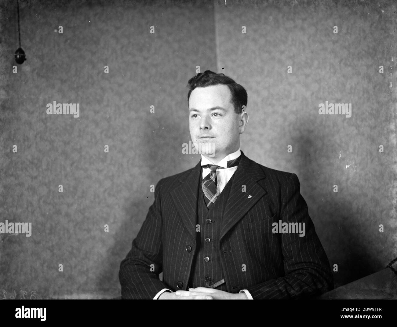 Herr Carter ( Campbell ) . Anwalt von Sidcup in Kent. 15 März 1938 Stockfoto