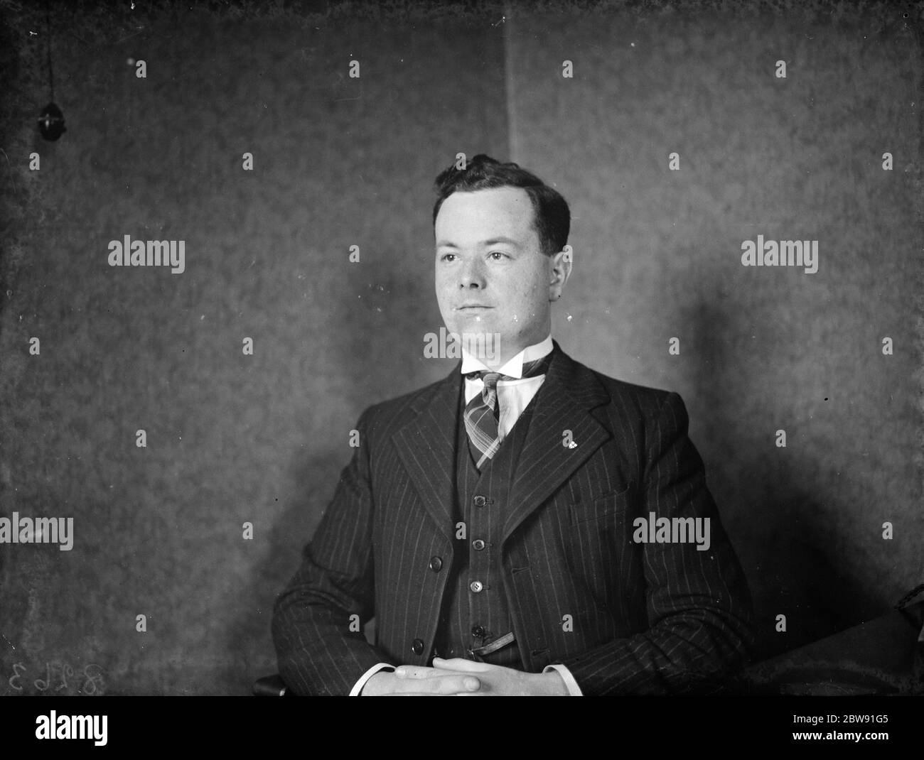Herr Carter ( Campbell ) . Anwalt von Sidcup in Kent. 15 März 1938 Stockfoto