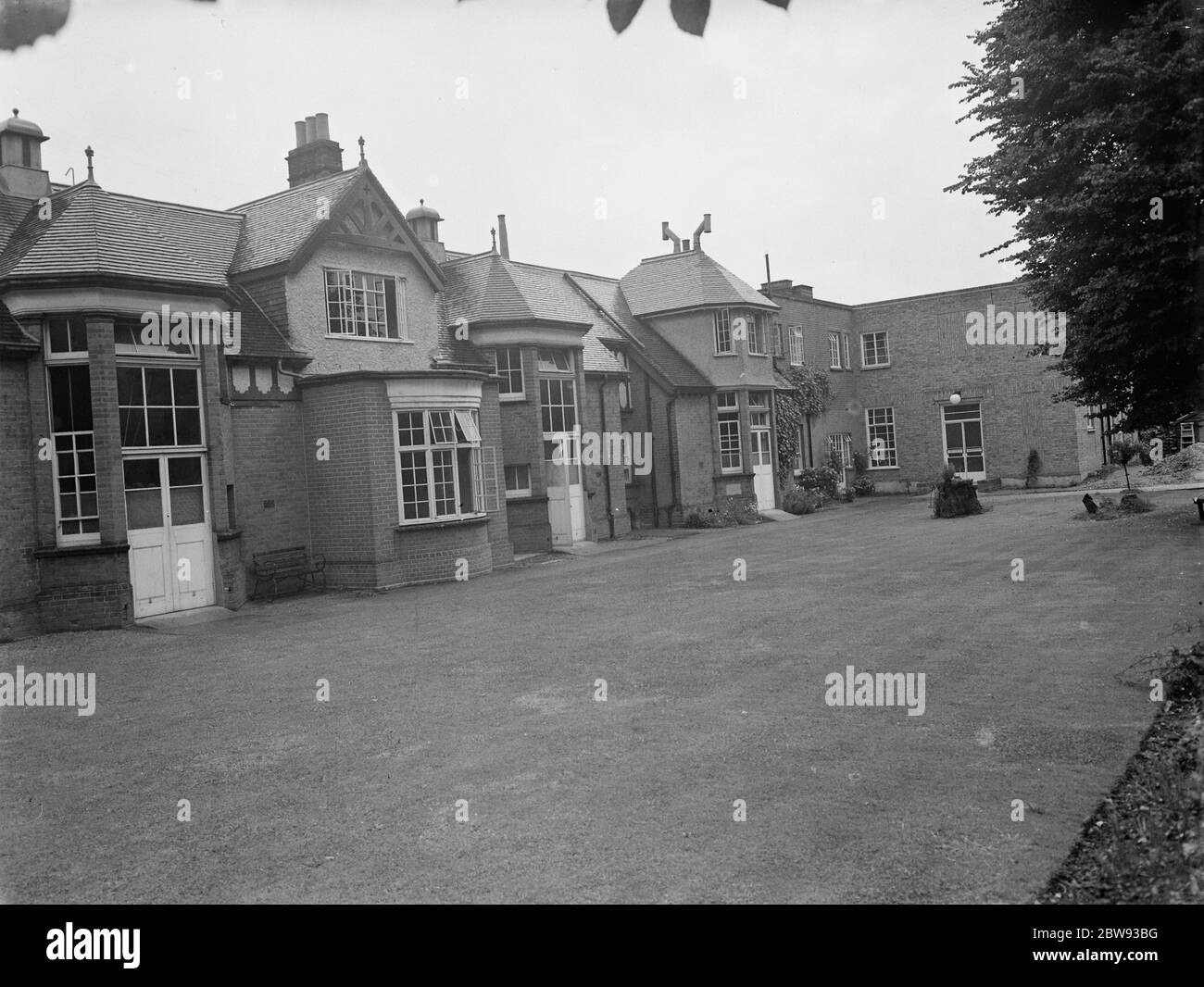 Das Äußere des Sidcup Cottage Hospital in Kent. 1939 Stockfotografie