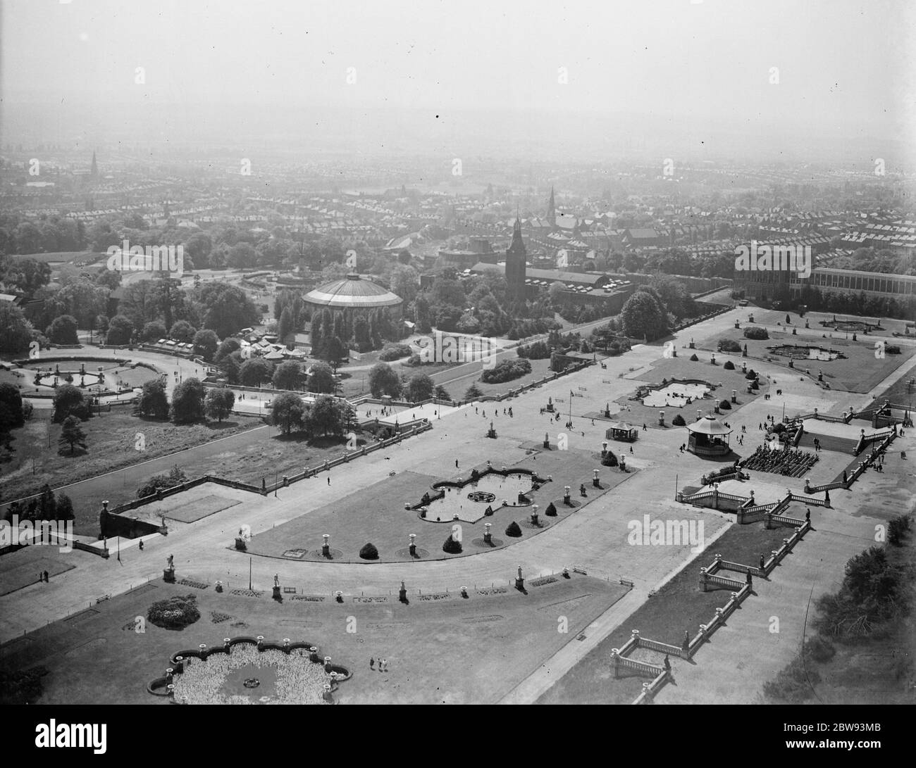 Ein allgemeiner Blick auf Forest Hill in Lewisham, London. 1939 . Stockfoto