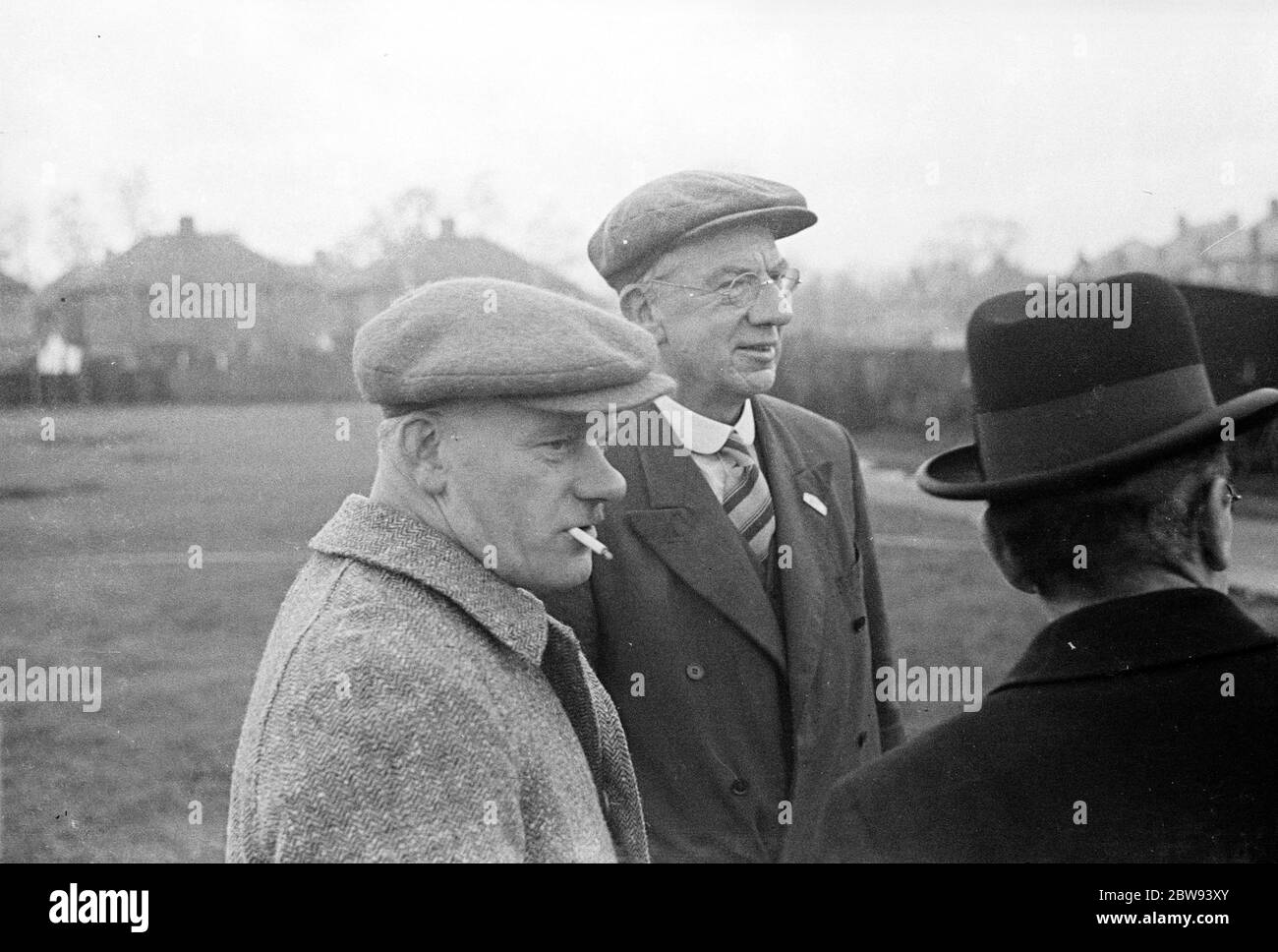 Herr Cole und Herr D. H. Brocklesby . 1938 . Stockfoto