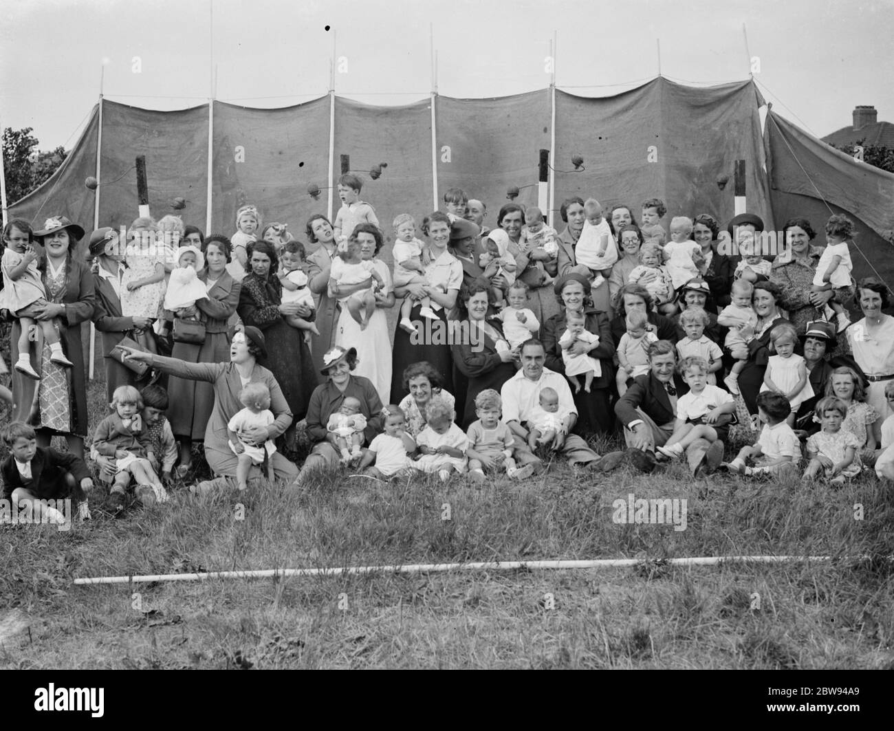 Babyshow in Blackfen, London. 1938 Stockfoto