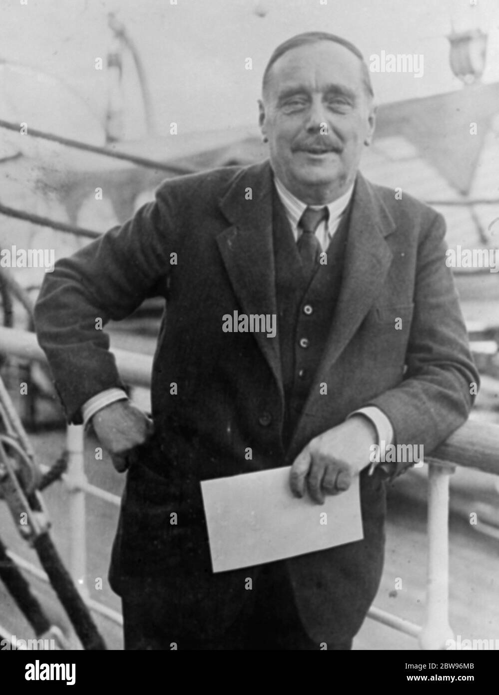 Herr H G Wells , Verfasser. 1932 Stockfoto