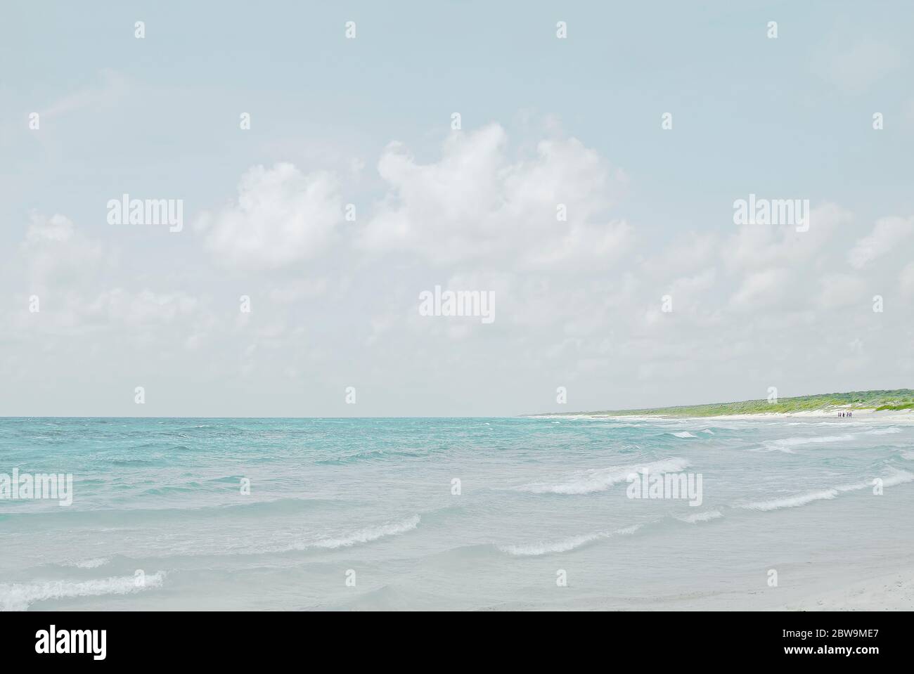 USA, Wolken über ruhigem Meer Stockfoto