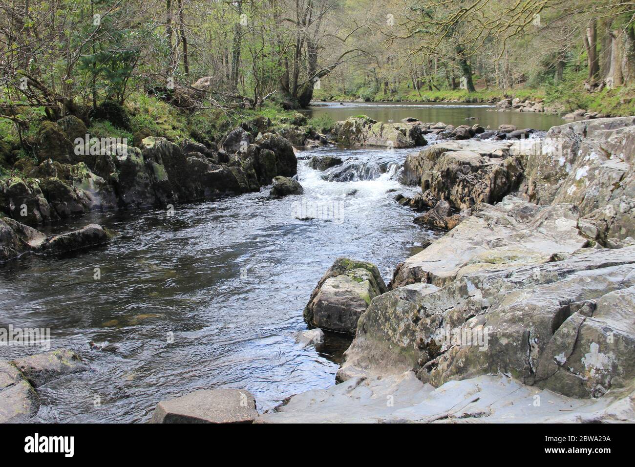 Betws-y-Coed in Snowdonia, Nordwales. Vereinigtes Königreich. Stockfoto