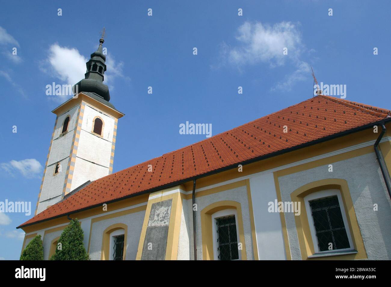 Kirche der Heiligen Drei Könige in Komin, Kroatien Stockfoto