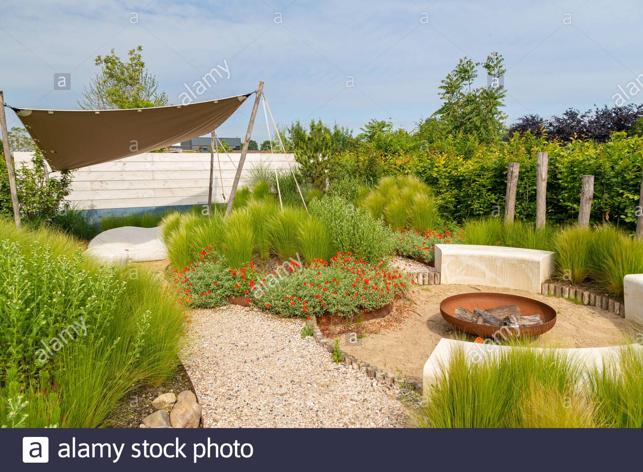 Strandecke Im Garten Garten Design Idee Fotos