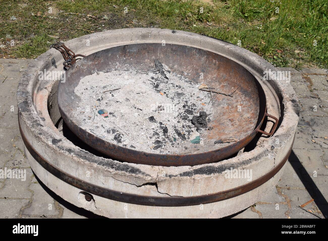 Kamin Stockfoto