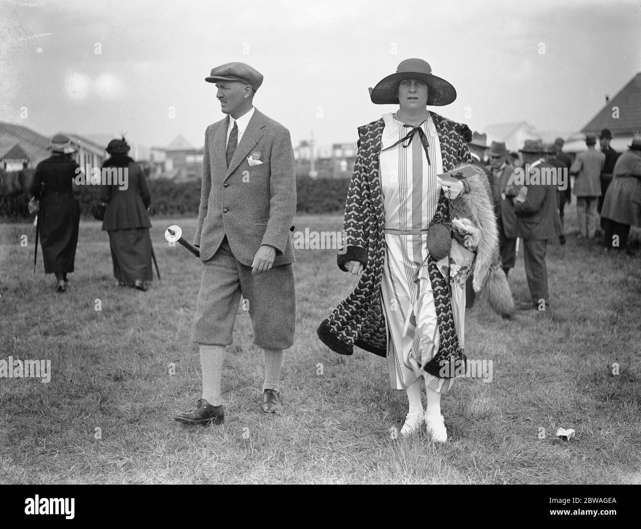 Die Royal Agriculture Show in Leicester . Oberst J A und Frau Butcher . 1924 Stockfoto