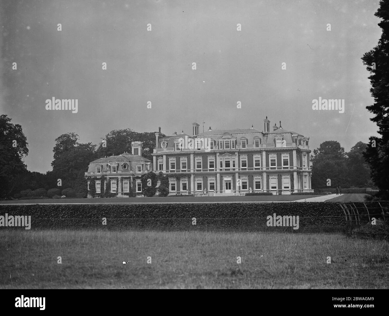 Tring Park ein großes Landhaus in der Nähe von Tring, Hertfordshire. Stockfoto