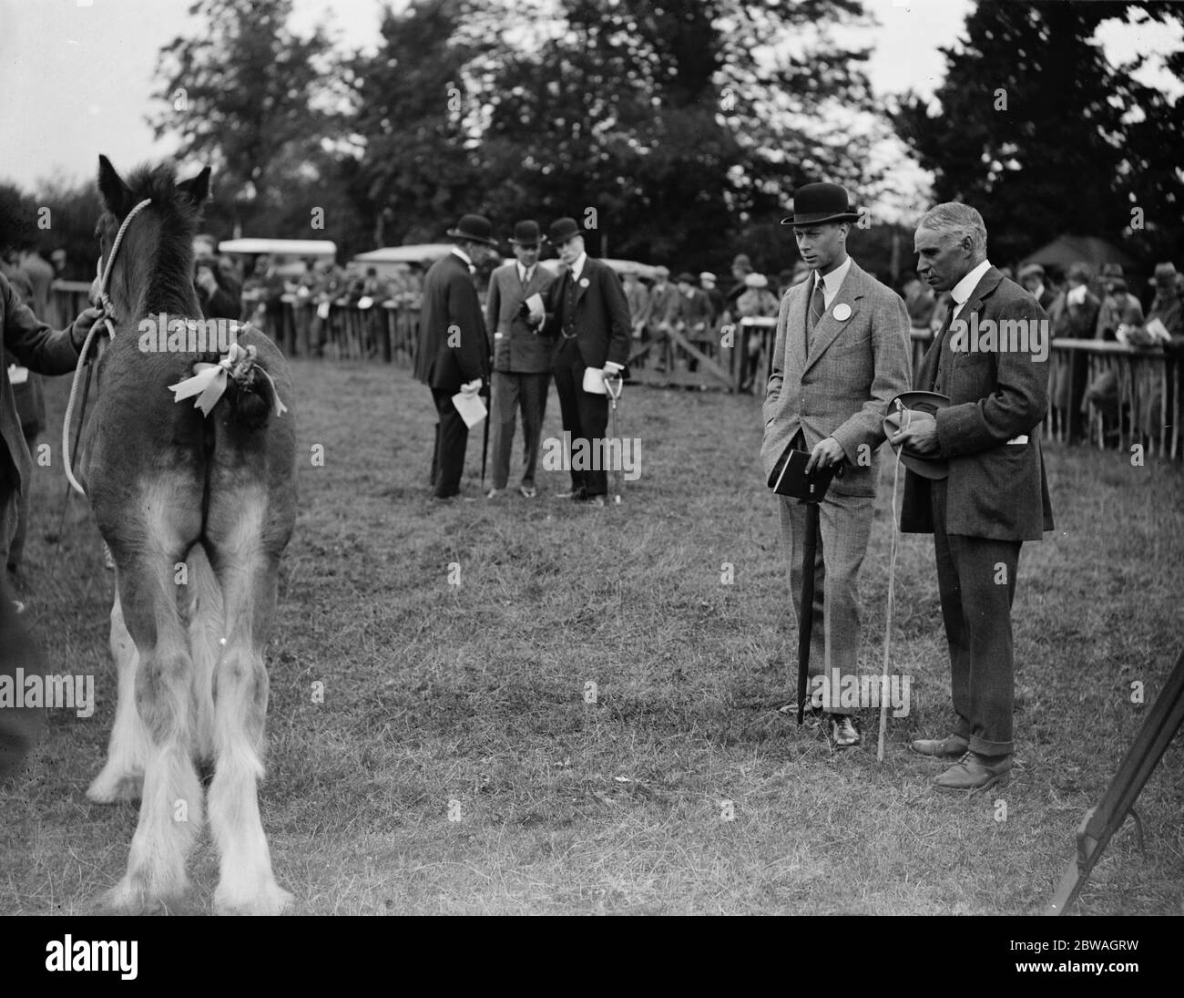 Maidenhead Horse Show Duke of York mit General Sir Douglas Dawson Stockfoto