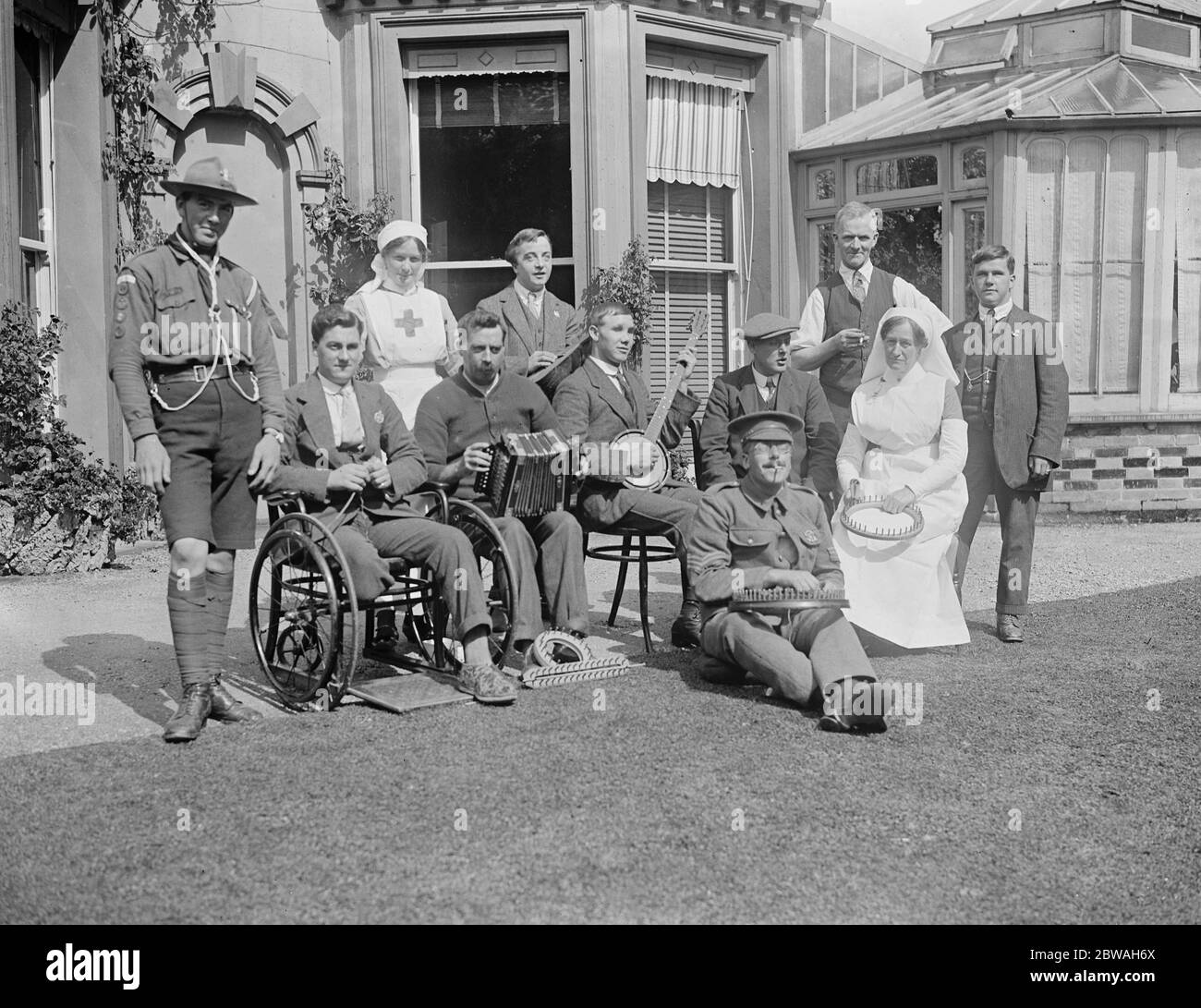 Eine Zweigstelle des St Dunstans Krankenhauses in Torquay. Taschenherstellung Stockfoto