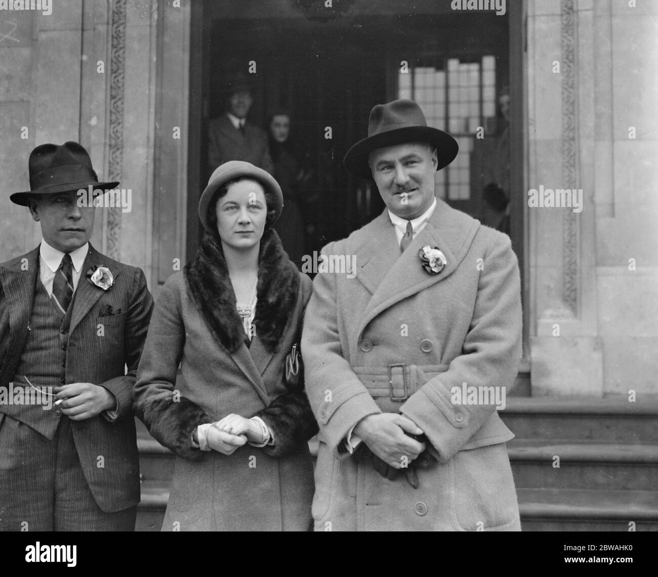 Islington Election General und Mrs Critchley 10. Februar 1931 Stockfoto