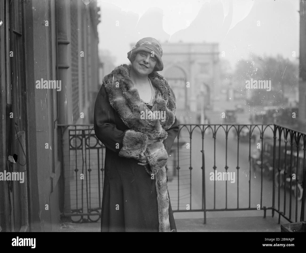 Miss Margaret (Peggie) Sheridan, die irische Prima Donna, ( 10 Great Cumberland Place, W). Margaret Burke Sheridan 21. Mai 1926 Stockfoto