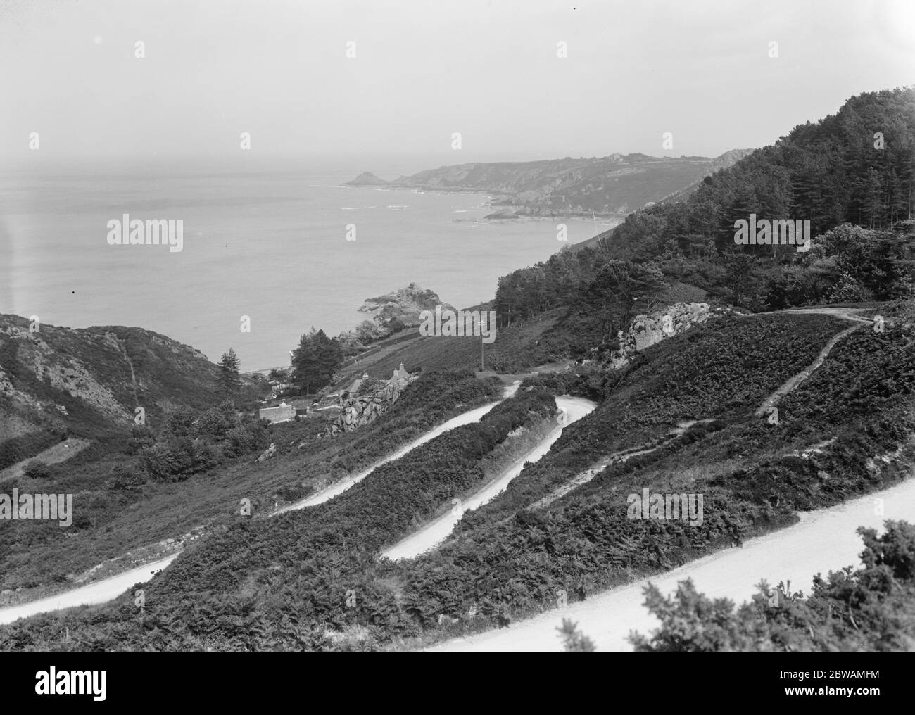 Jersey, Bouley Bay Stockfoto