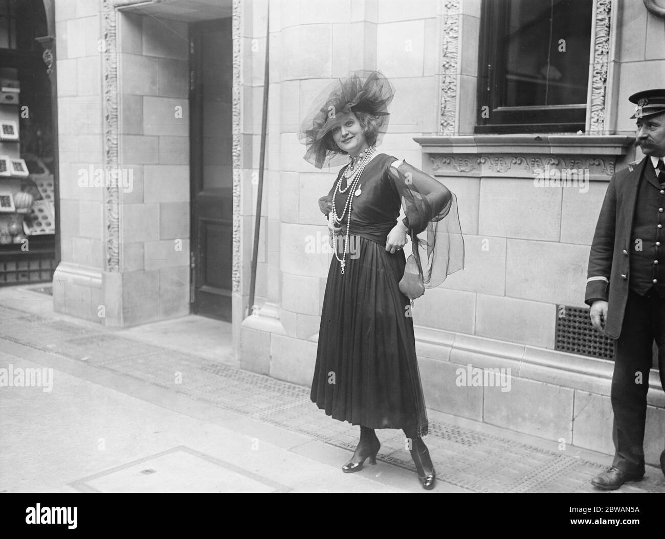 Mille Gaby Deslys im Savoy 16. Dezember 1919 Gaby Deslys ( 4. November 1881 Ð 11. Februar 1920 ) Stockfoto