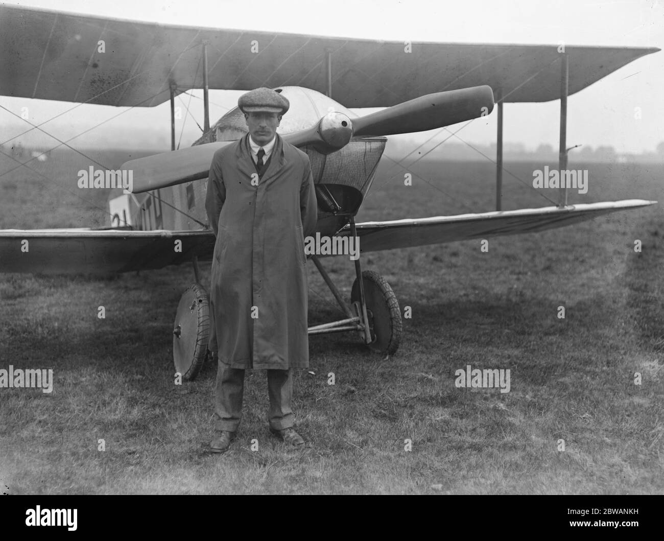 Aerial Derby bei Hendon Barnwell Aviator Stockfoto