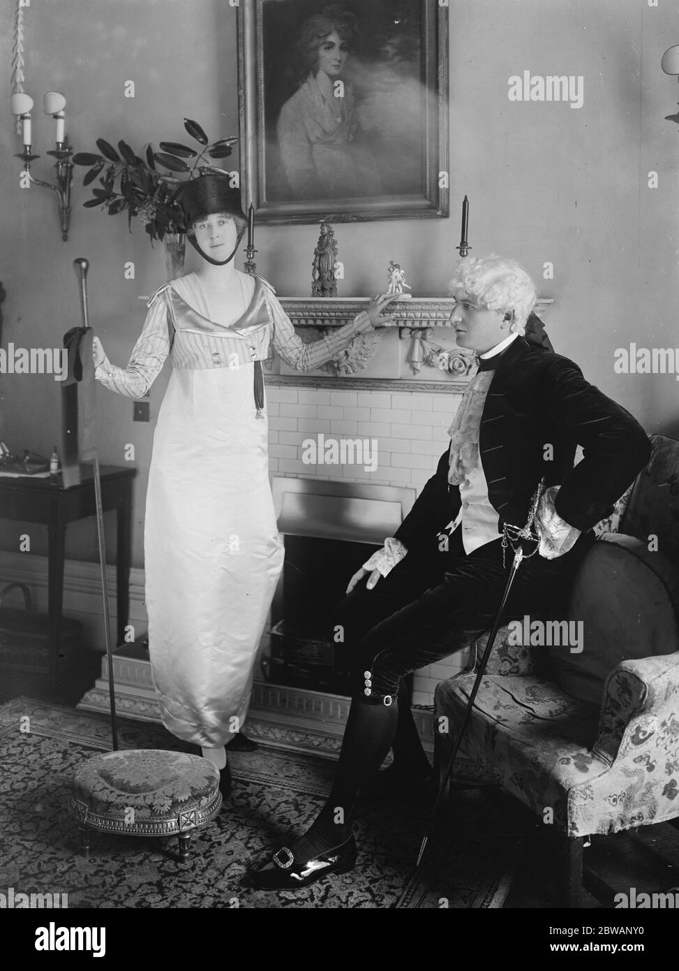 "The Devonshire House Ball" Mr und Mrs Tudor Hart 14 April 1920 Stockfoto