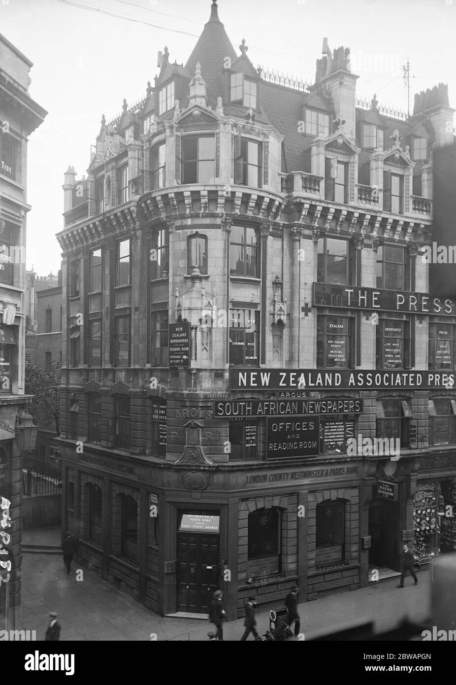 London County Westminter & Parr's Bank Fleet Street Branch Stockfoto