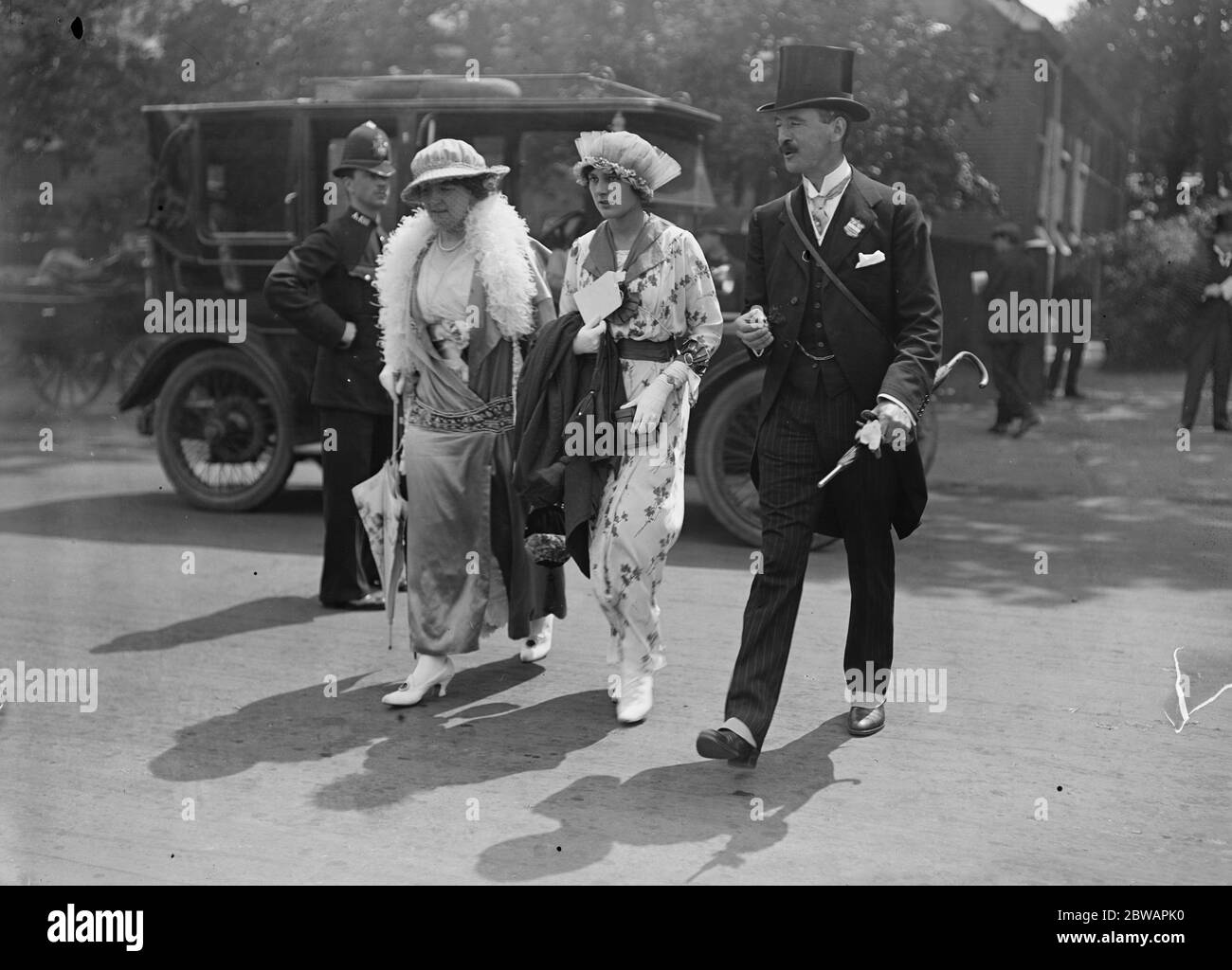 Mode bei den Royal Ascot Rennen Stockfoto