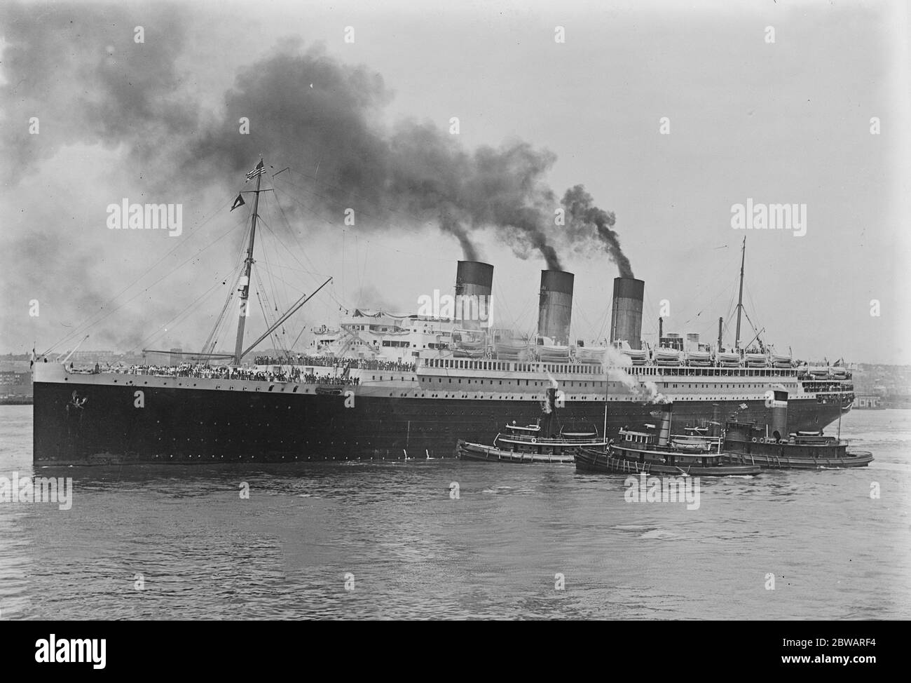 SS Paris Gesamtansicht des Schiffes 30. Mai 1922 Stockfoto