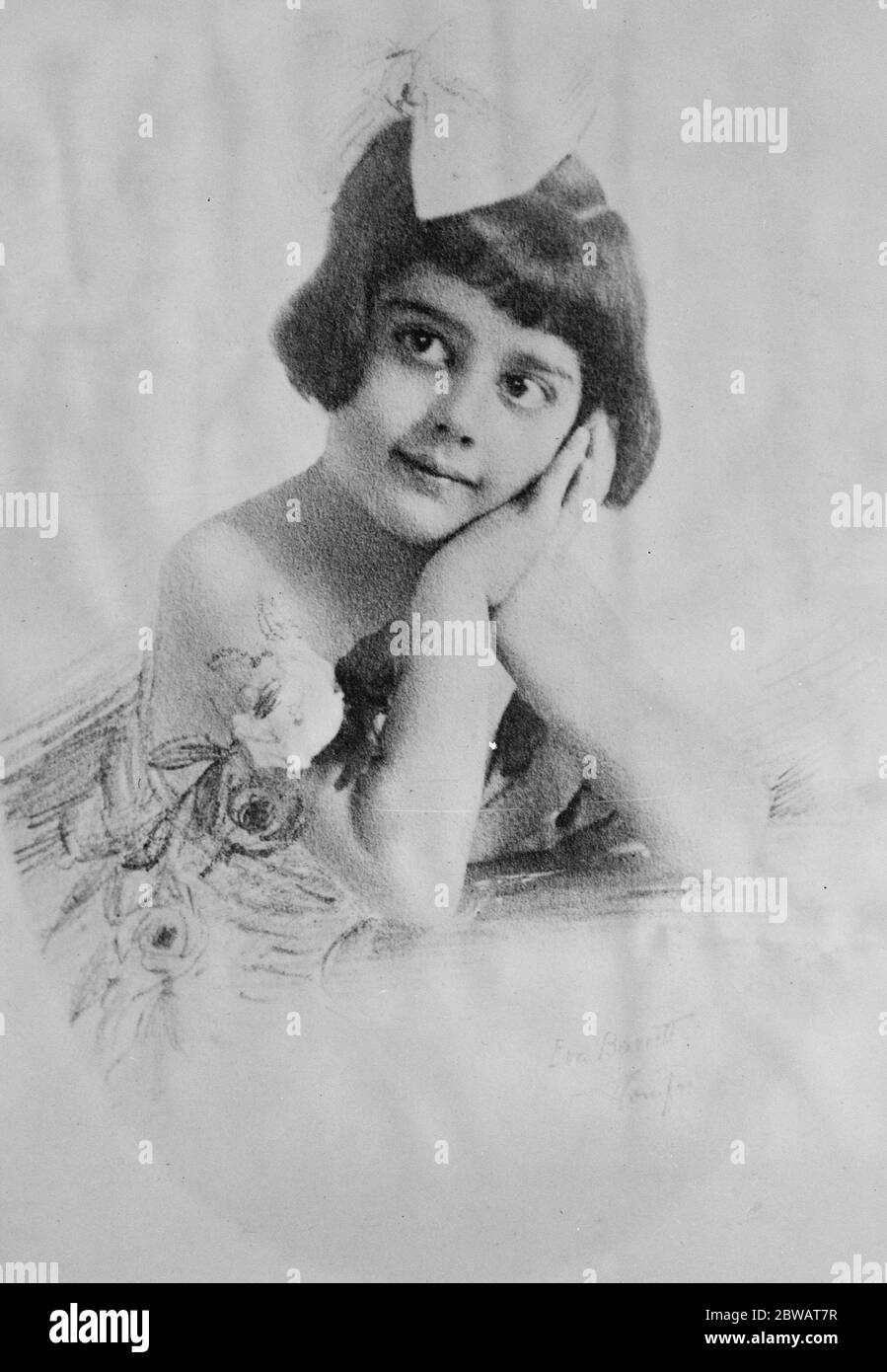 Prinzessin Maria von Italien - Maria Francesca von Savoyen die vierte Tochter von König Viktor Emanuel III von Italien 13 April 1922 Stockfoto
