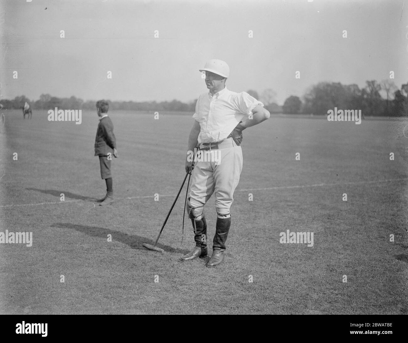 Devereux Milburn ( September 19 1881 - August 15 1942 ) Kapitän des America Polo Teams 1921 Stockfoto
