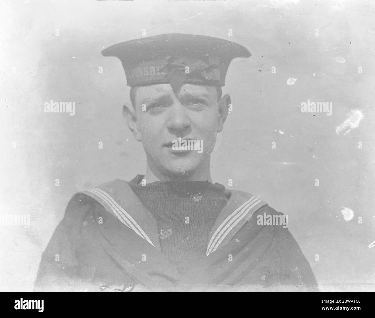 Ein blaues Jackett Porträt unbekannt 1920 Stockfoto