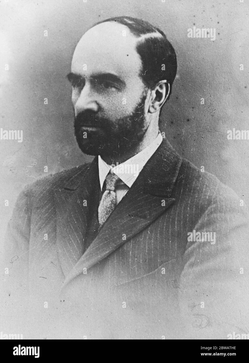 Gerald Lee Bevan , Vorsitzender Stadt Equitable Fire Insurance Company Foto seit der Verhaftung der Stadt Finanzier 24 Juni 1922 aufgenommen Stockfoto