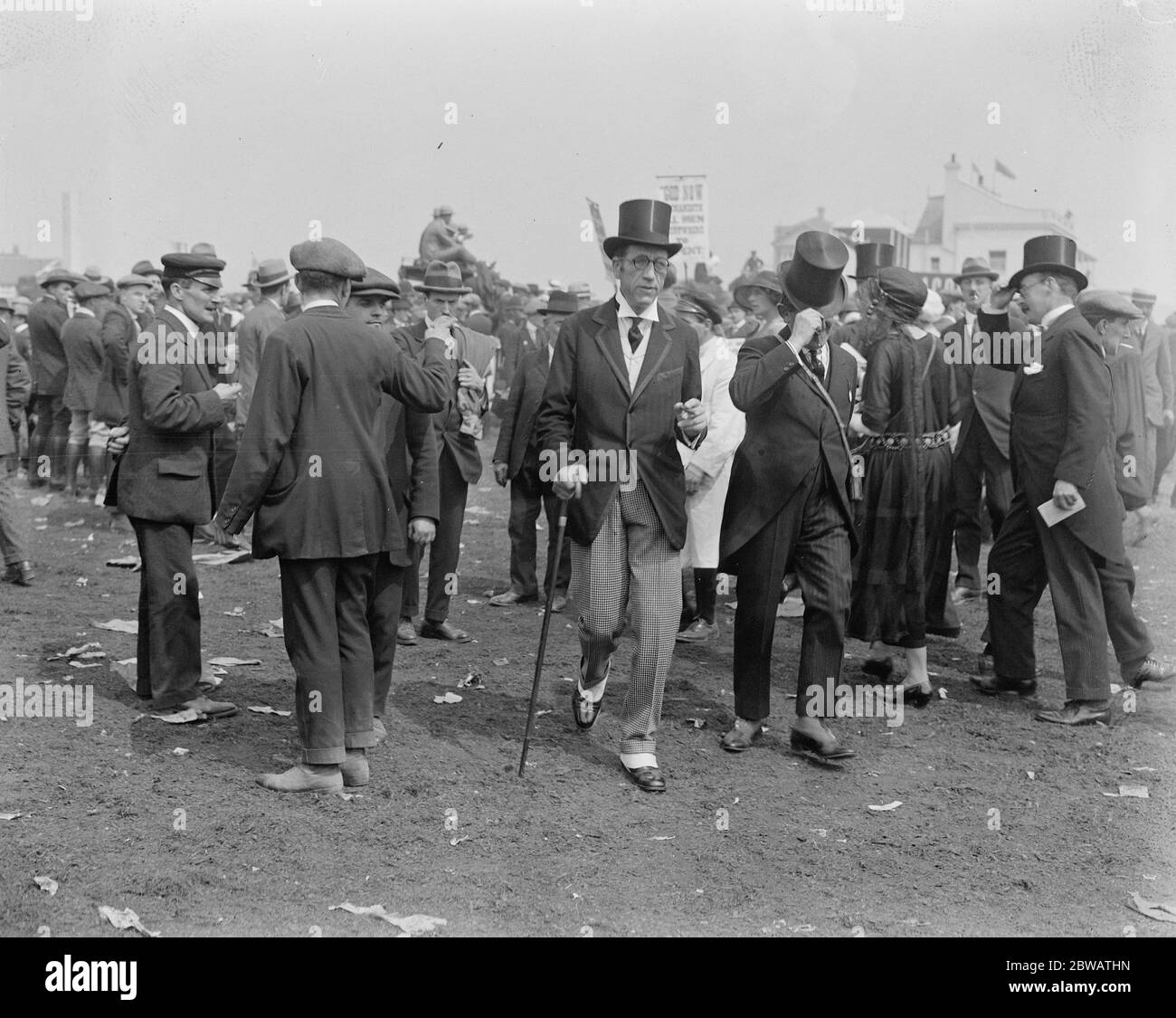 Derby Tag in Epsom Herr James de Rothschild 1. Juni 1921 Stockfoto
