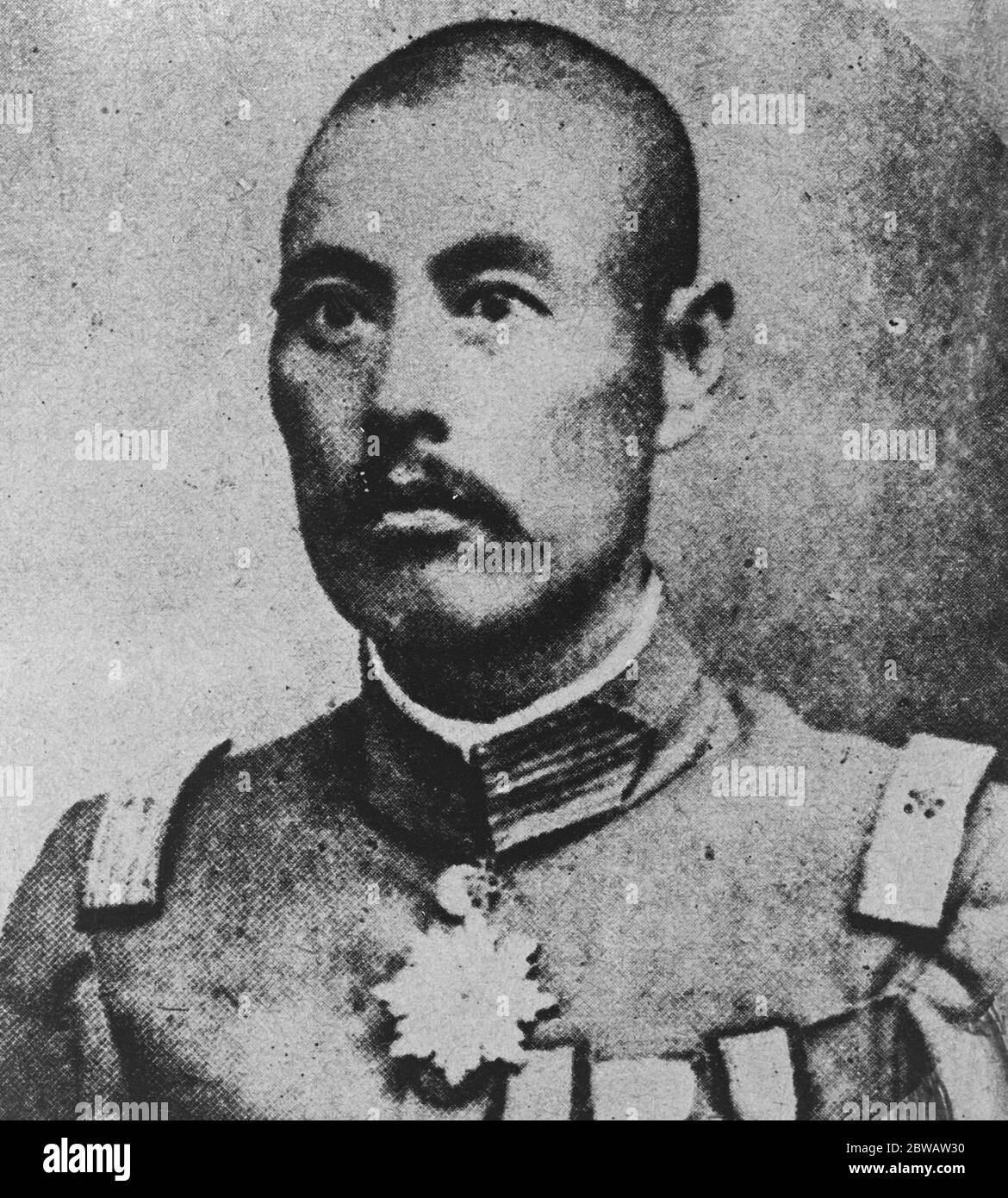 General Wu Pei Fu . 1. Juni 1922 Oberster im chinesischen Bürgerkrieg . General Wu Pei Fu, der in seinem Wettbewerb um die Vorherrschaft im chinesischen Bürgerkrieg triumphiert hat. Stockfoto