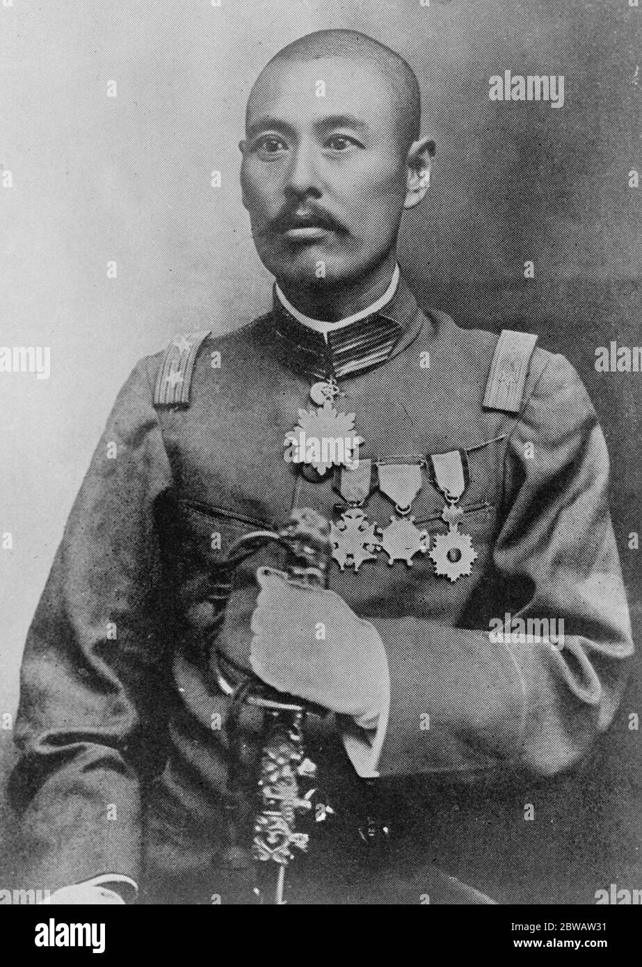 Oberster im chinesischen Bürgerkrieg . General Wu Pei Fu, der in seinem Wettbewerb um die Vorherrschaft im chinesischen Bürgerkrieg triumphiert hat. 27 Juni 1922 Stockfoto