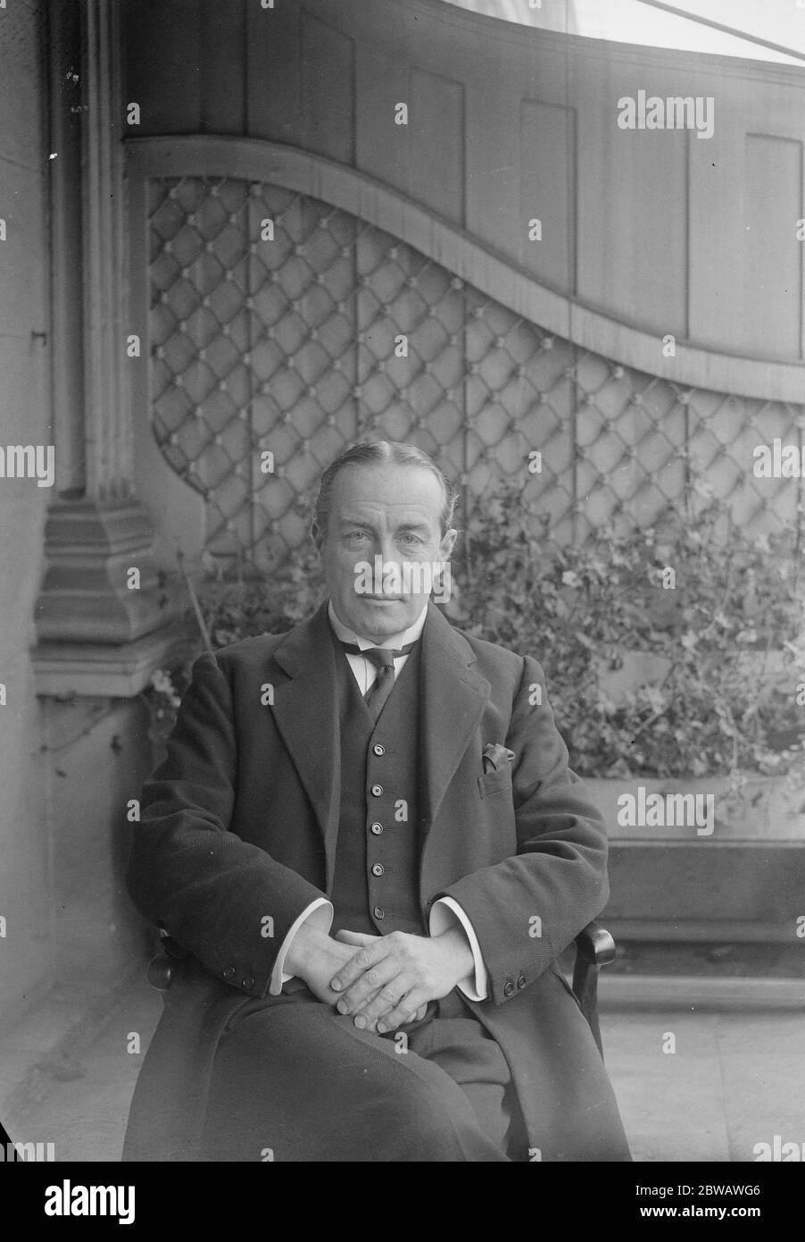 Neuer Schatzkanzler . Herr Stanley Baldwin . 21. Oktober 1922 Stockfoto