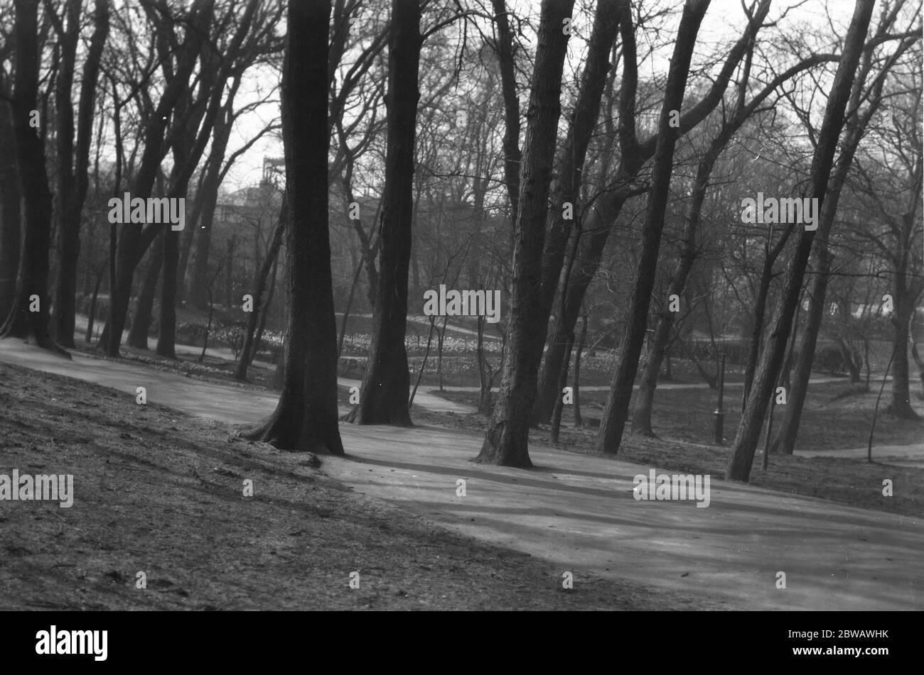 St Ann ' s Well Gardens, Hove, Sussex. März 1931 Stockfoto