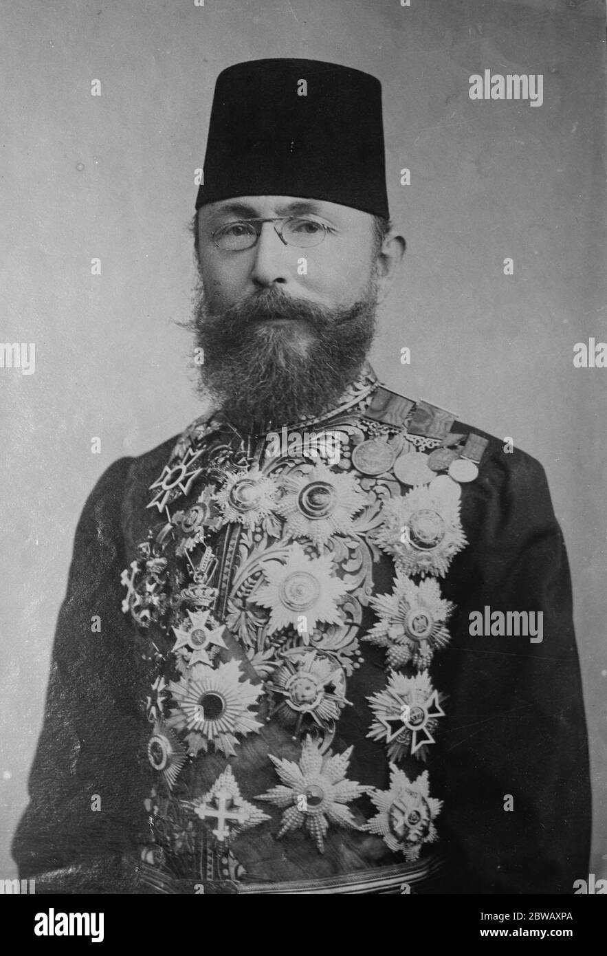 Noury Bey 11. Januar 1923 Stockfoto