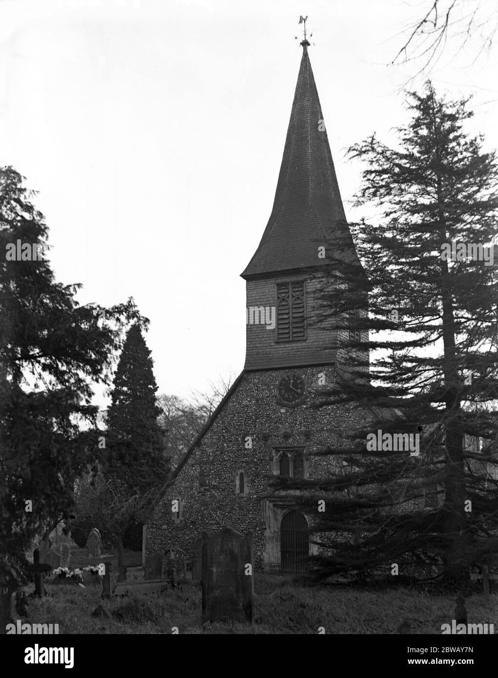 St Stephen ' s Parish Church , St Albans , Hertfordshire . 26. November 1931 Stockfoto