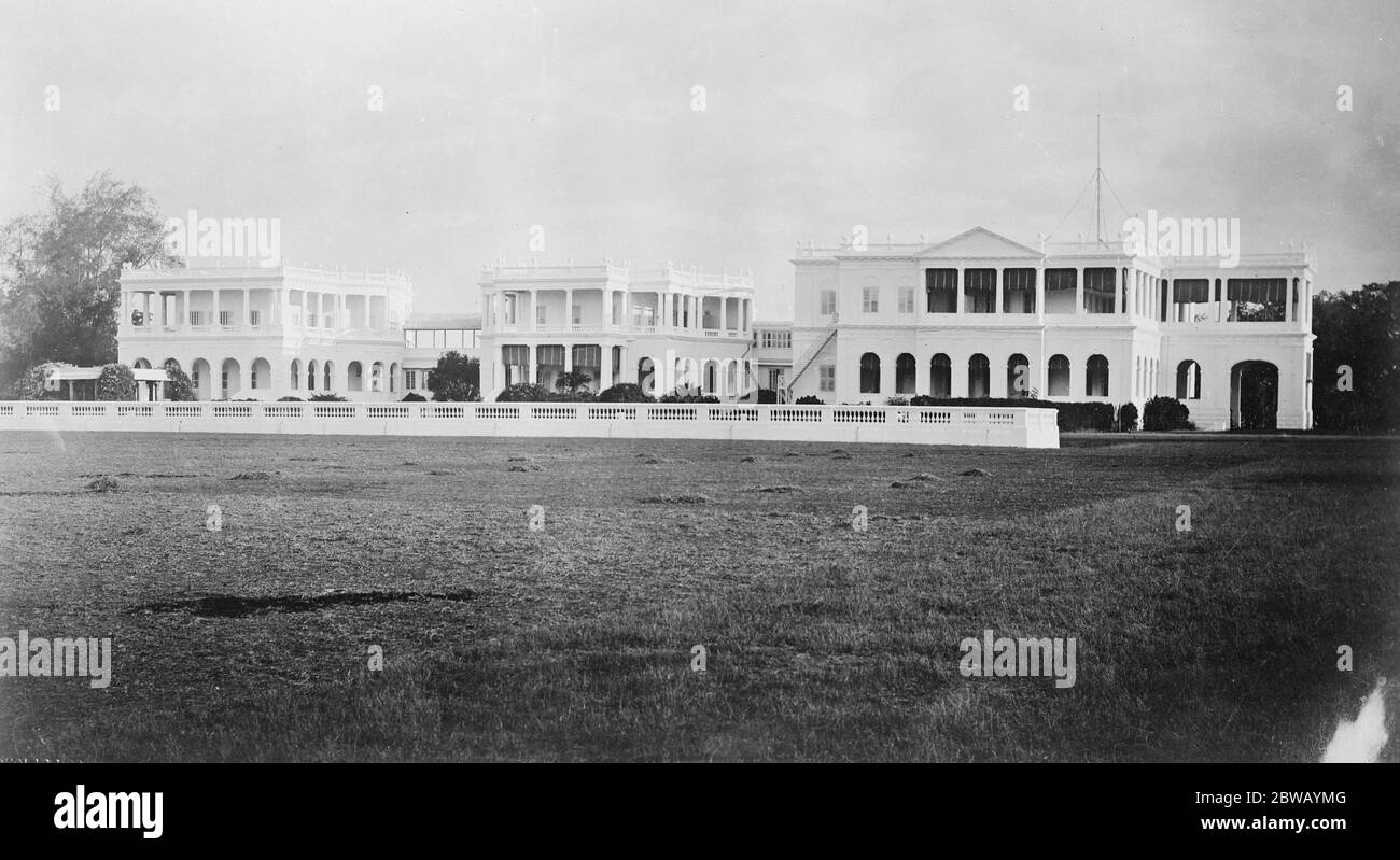 Government House Guindy Park Madras , Indien 11. Januar 1922 Stockfoto