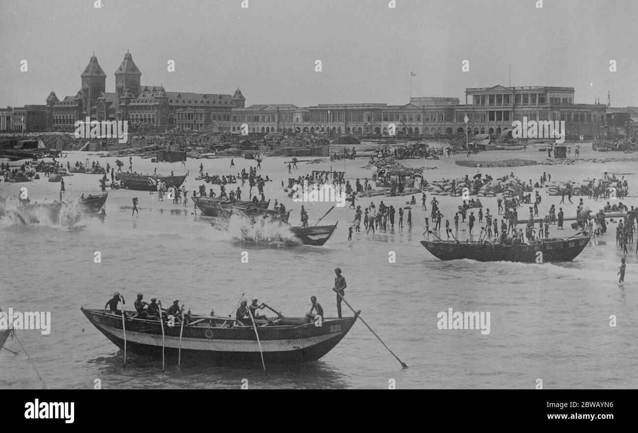 Madras Indien 11. Januar 1922 Stockfoto