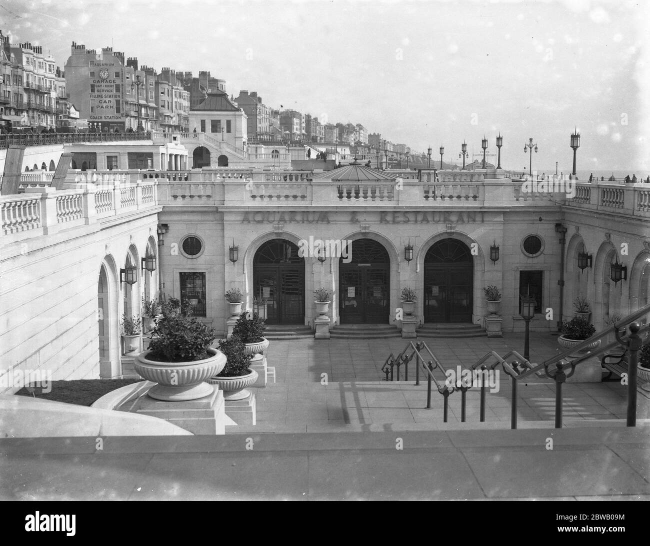 Das Aquarium, Brighton Seafront, Sussex. März 1931 Stockfoto