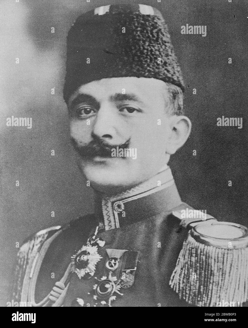 Enver Pasha 11. November 1922 Stockfoto