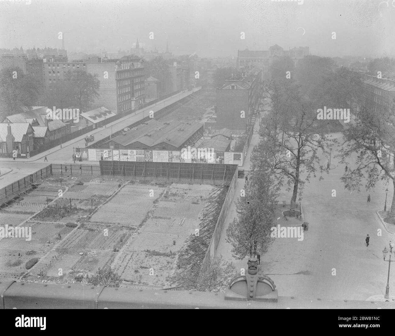 Staatliche Angebot von 11½ Hektar für Universität . Ein Blick auf die Bloomsbury Website. 20 Mai 1920 Stockfoto