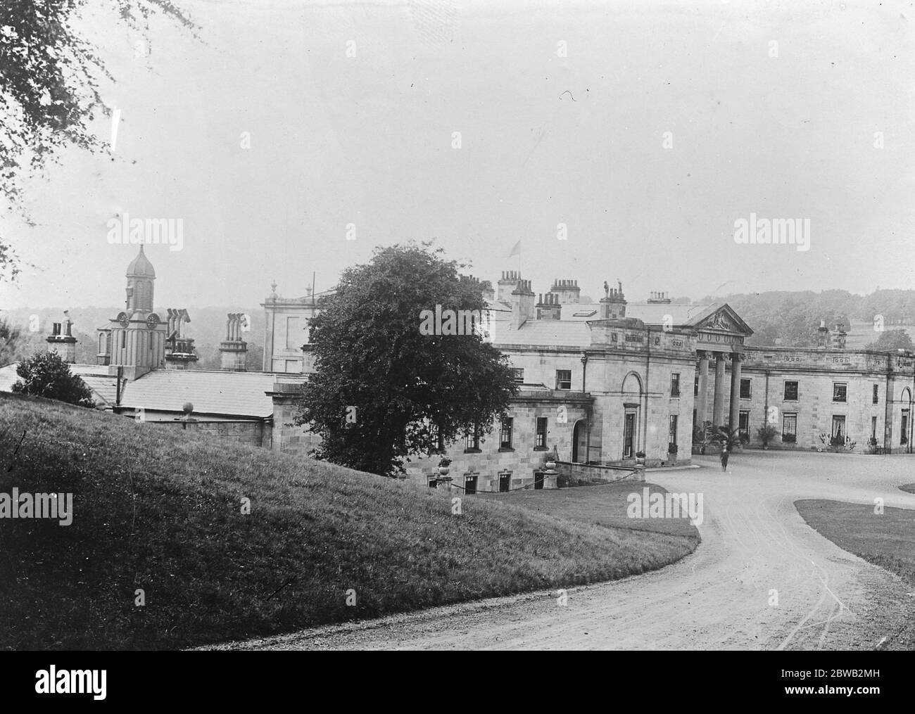 Barons Court Castle , Grafschaft Tyrone Duke of Abercorn ' s Sitz 1919 Stockfoto