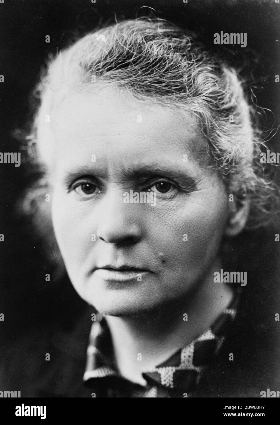 Marie Sklodowska-Curie MITENTDECKER von Radium 13. Oktober 1923 Marie Curie Stockfoto